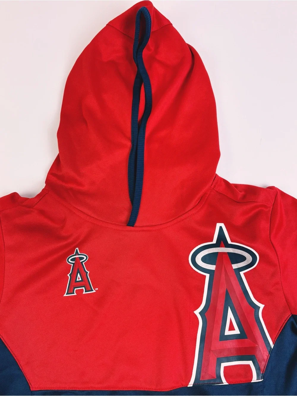 MLB Los Angeles Angels MLB Hoodie Youth Large 14/16 Red Navy Pullover